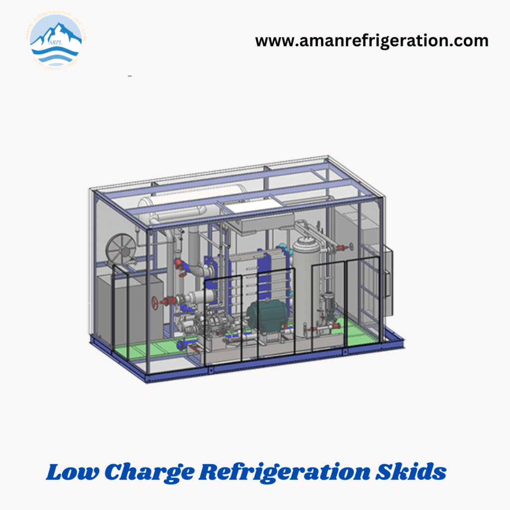 Low Charge Refrigeration Skids