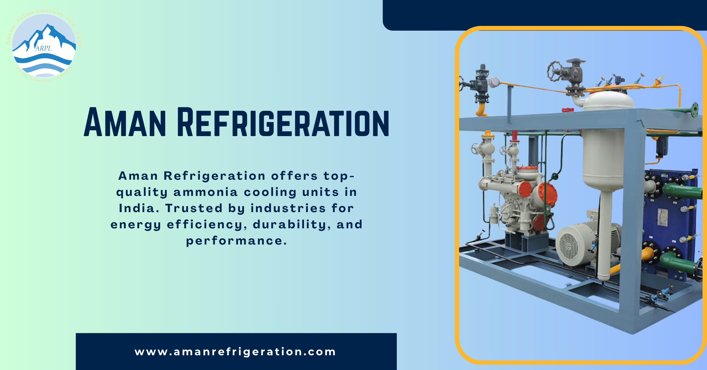 Ammonia Cooling Unit Manufacturer in India