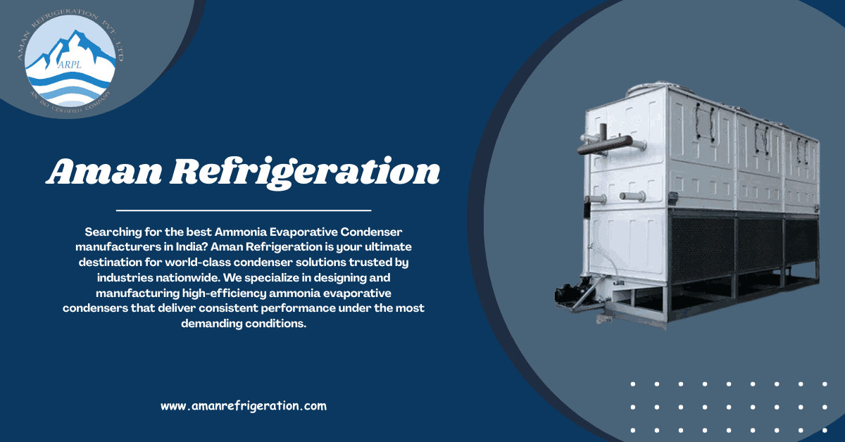 Ammonia Evaporative Condenser Manufacturers in India