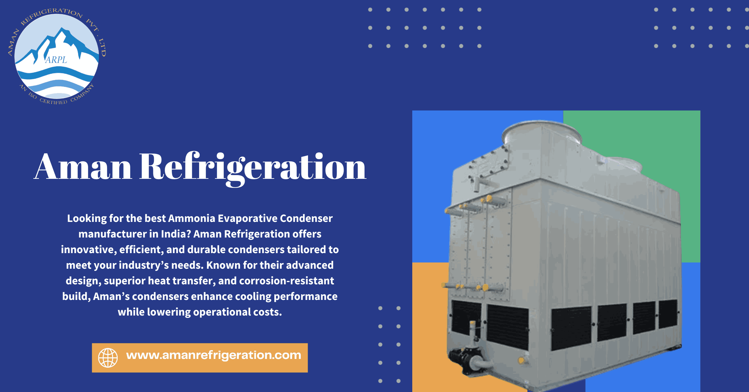 Ammonia Evaporative Condenser Manufacturer in India