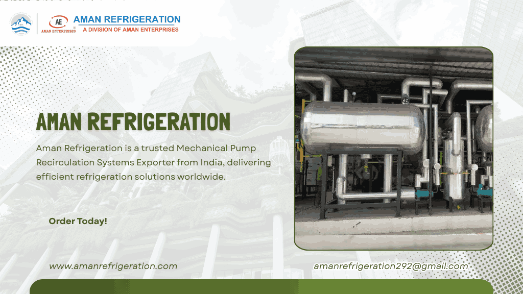 Mechanical Pump Recirculation Systems Exporter