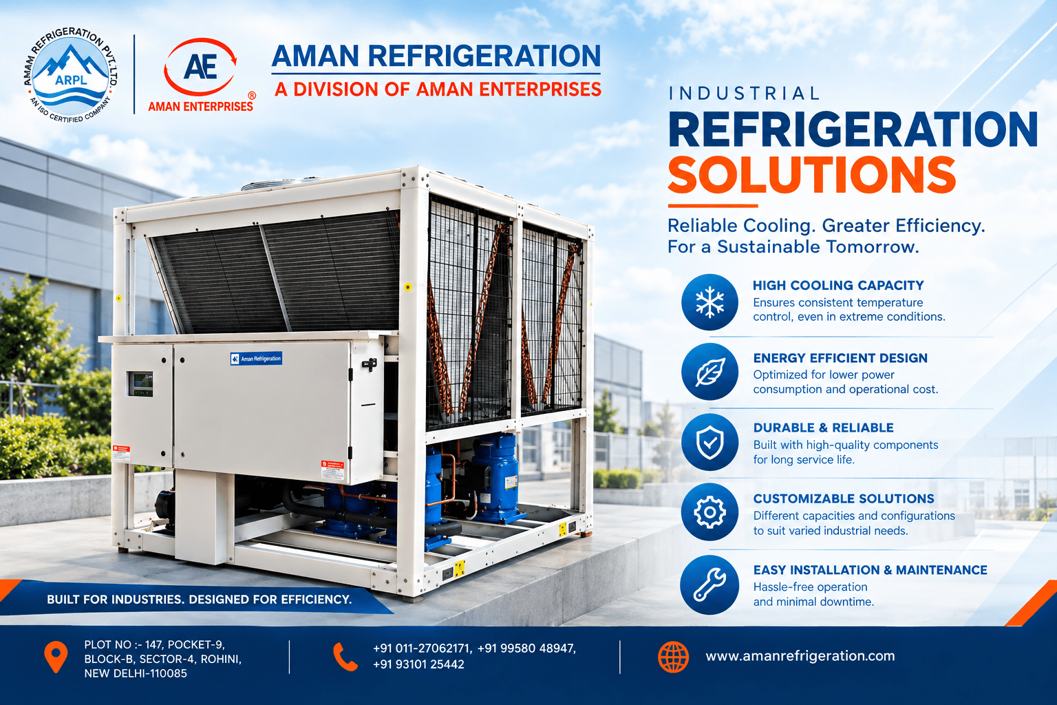 cold storage refrigeration system