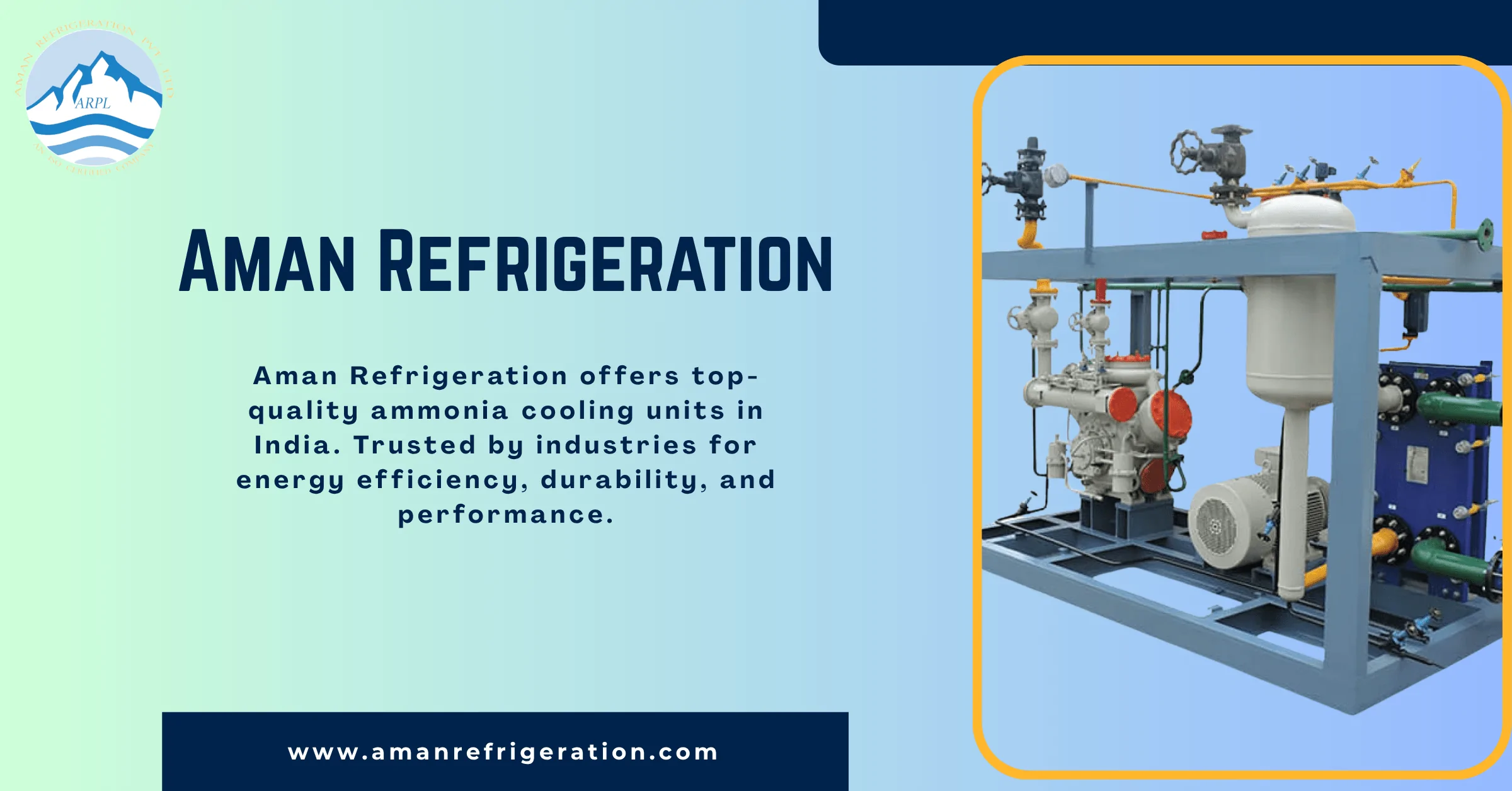Ammonia Cooling Unit Manufacturer in India